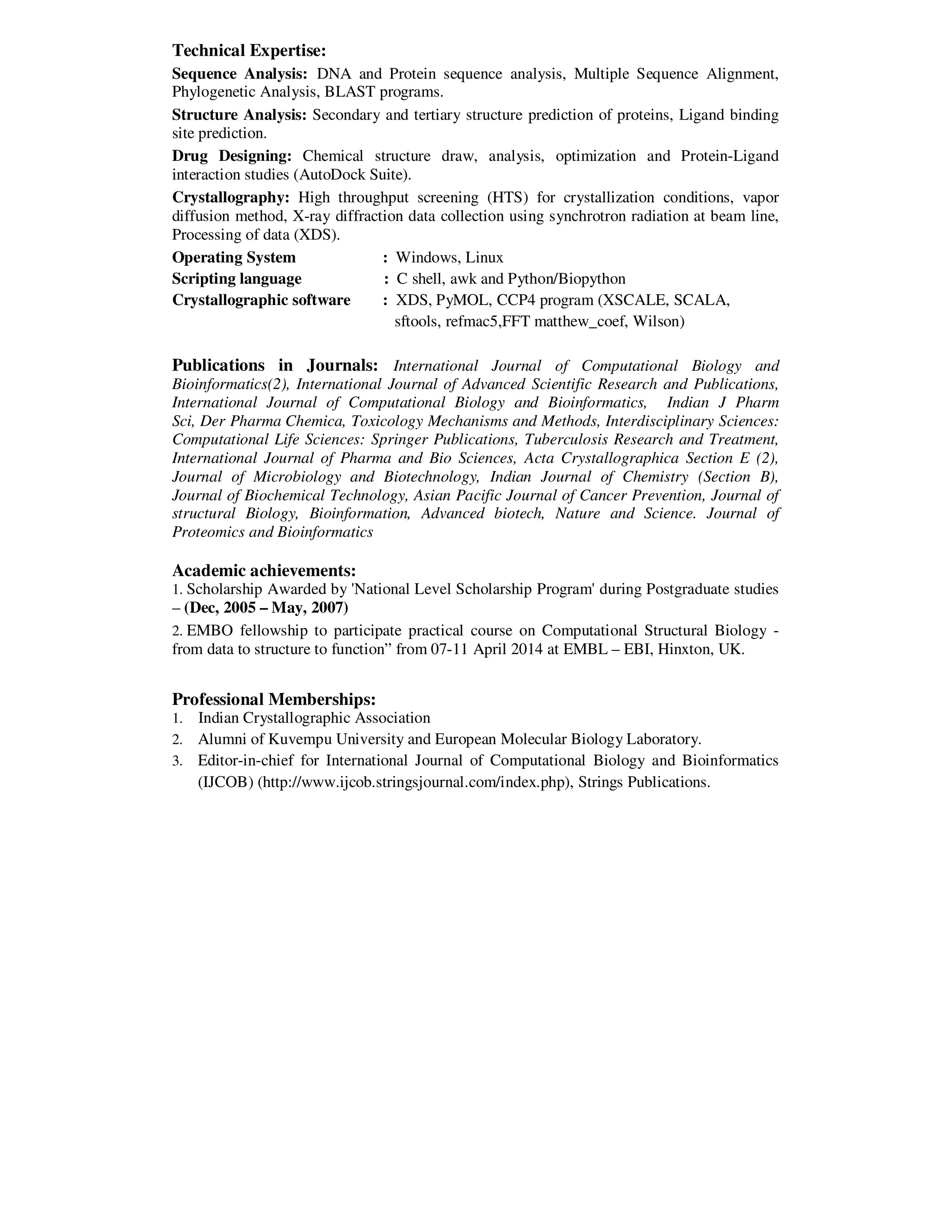 Resume PDF Chemistry Science Resume pdf chemistry science