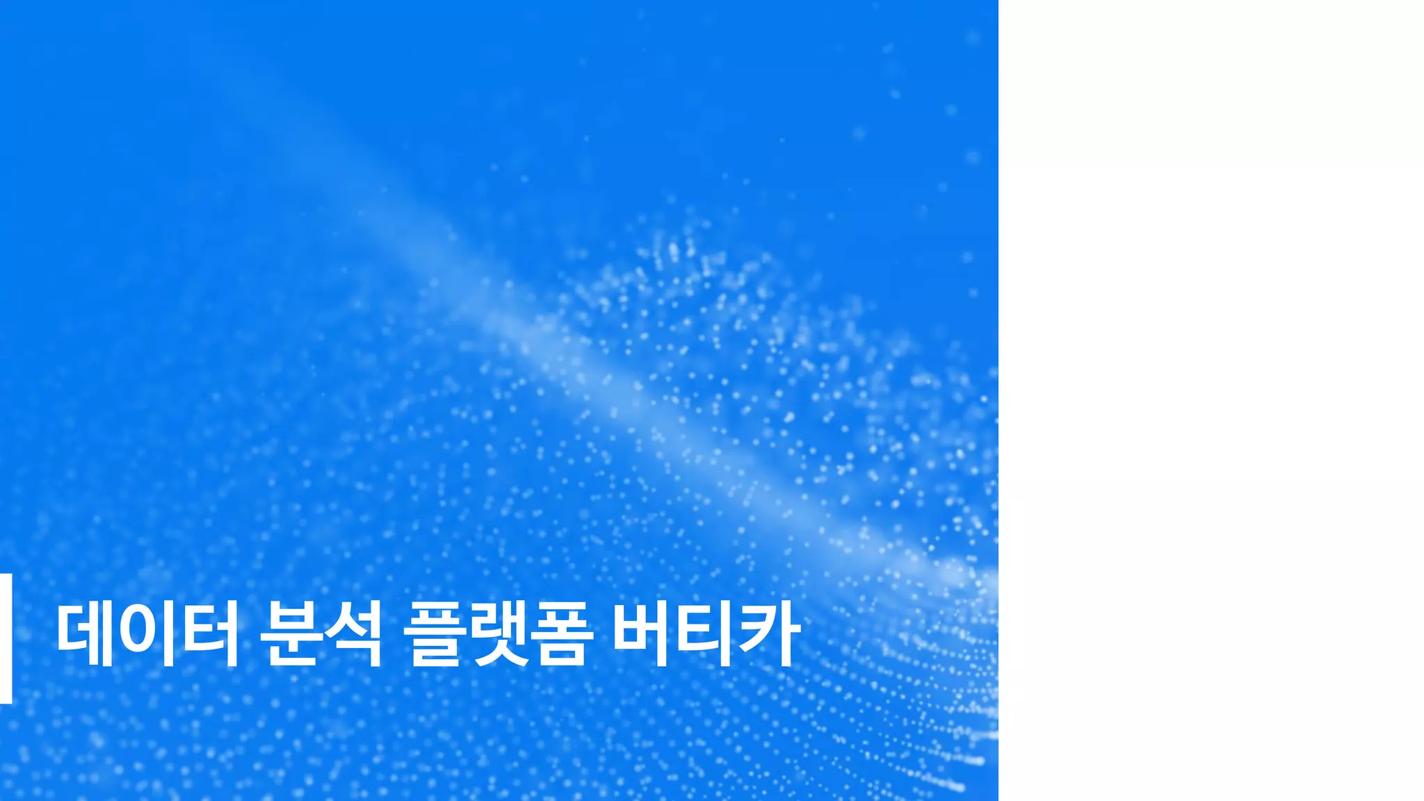 데이터 분석 플랫폼 버티카
 