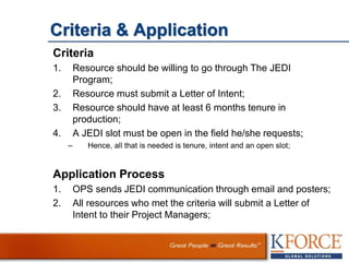 THE JEDI PROGRAM | PPTX