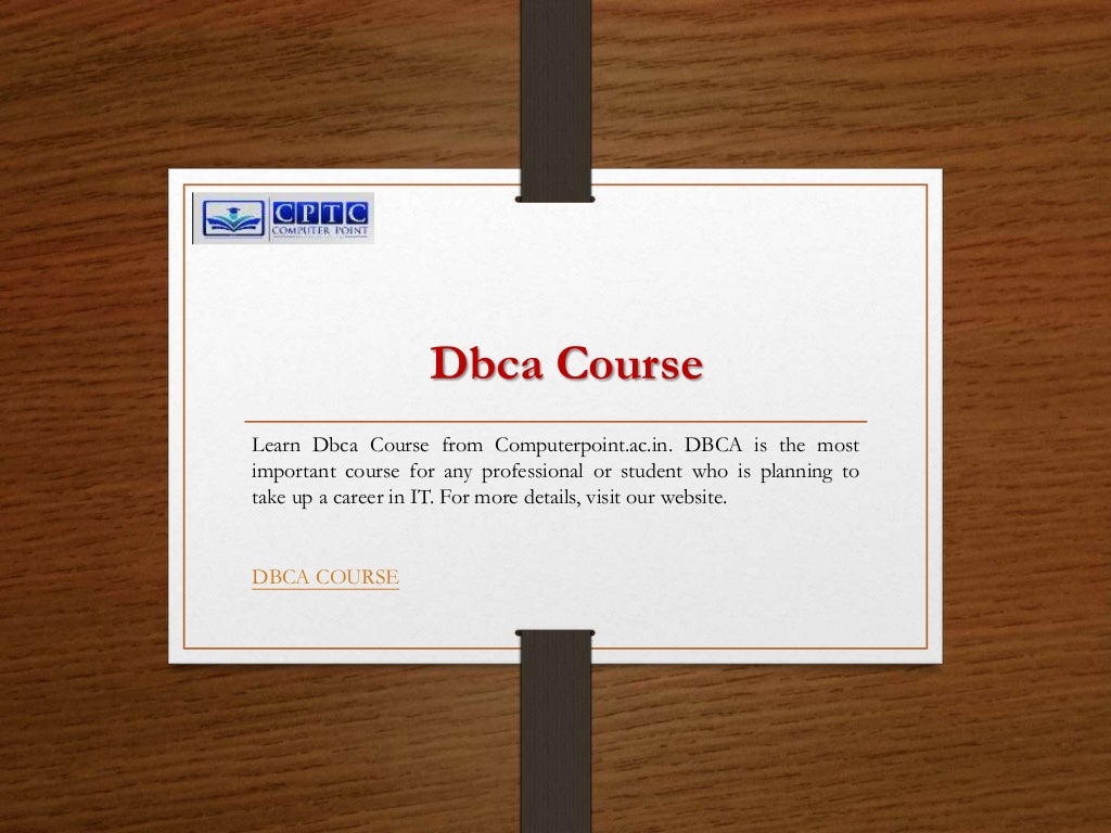 Dbca Course Computerpoint.ac.in.pptx
