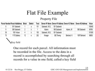 Flat Database Models Example A Data Model in Database Management System (DBMS) | PPT