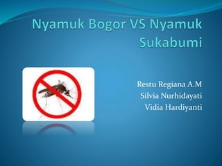 Restu Regiana A.M
Silvia Nurhidayati
Vidia Hardiyanti
 