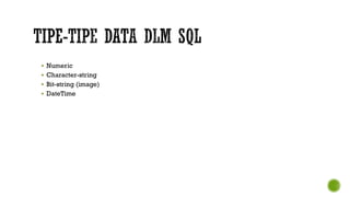 Design Basis Data - Tipe Data dan Skema Basis Data | PDF