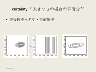 【DBDA勉強会2013】Doing Bayesian Data Analysis Chapter 9: Bernoulli Likelihood with Hierarchical Prior