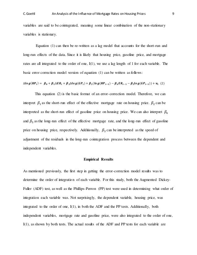 mortgage equation