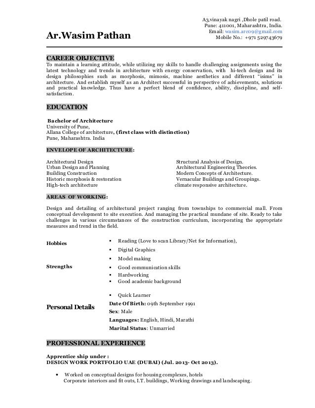 Distinctions for resume