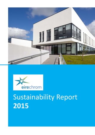 Sustainability Report
2015
 