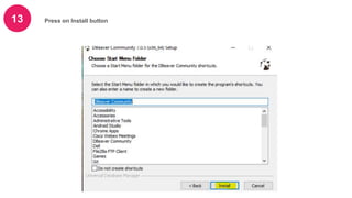 13 Press on Install button
 