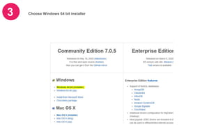 3 Choose Windows 64 bit installer
 