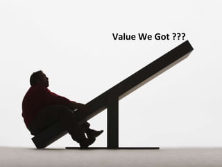 Value We Got ??? 
 