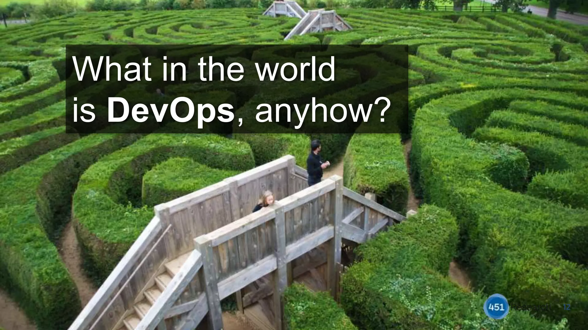 12
What in the world
is DevOps, anyhow?
 