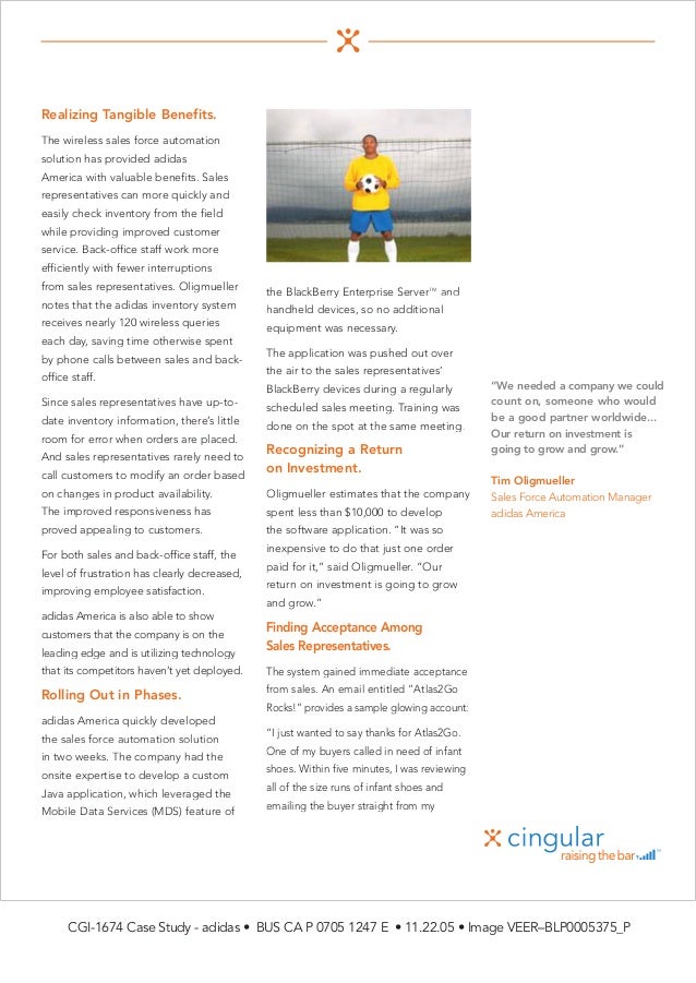 Reebok and adidas case study answers image