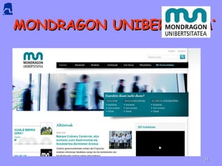 MONDRAGON UNIBERTSITATEA 