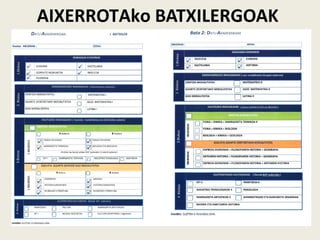 AIXERROTAko BATXILERGOAK
 