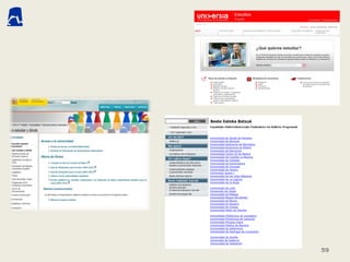 Estatuko
unibersitateak
59
 