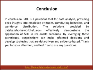SQL queries and data analysis techniques | PPT | Free Download