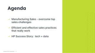 2
Copyright © 2022 Demandbase
✓ Manufacturing Sales - overcome top
sales challenges
✓ Efficient and effective sales practi...