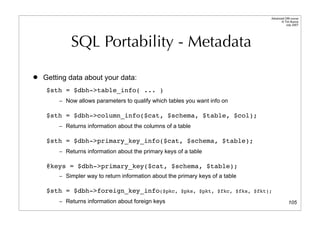 Dbi Advanced Talk 200708