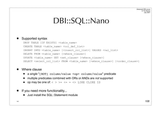 Dbi Advanced Talk 200708