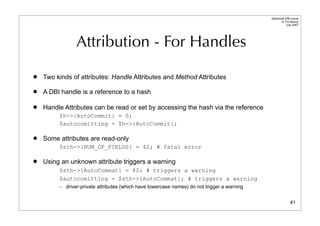 Dbi Advanced Talk 200708