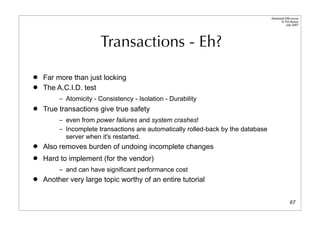 Dbi Advanced Talk 200708