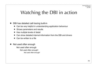 Dbi Advanced Talk 200708