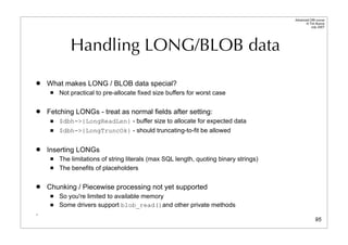 Dbi Advanced Talk 200708