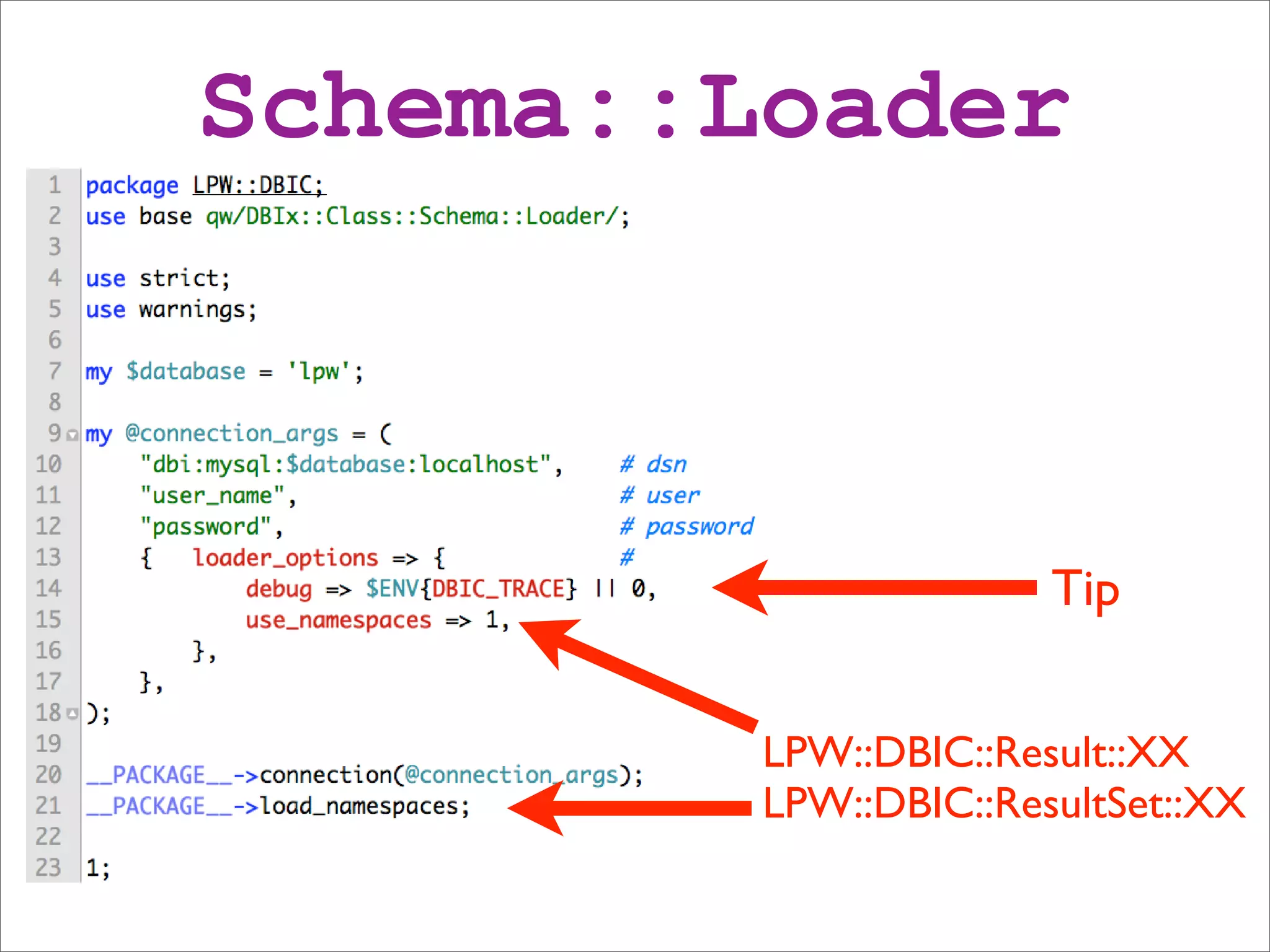 DBIx::Class beginners