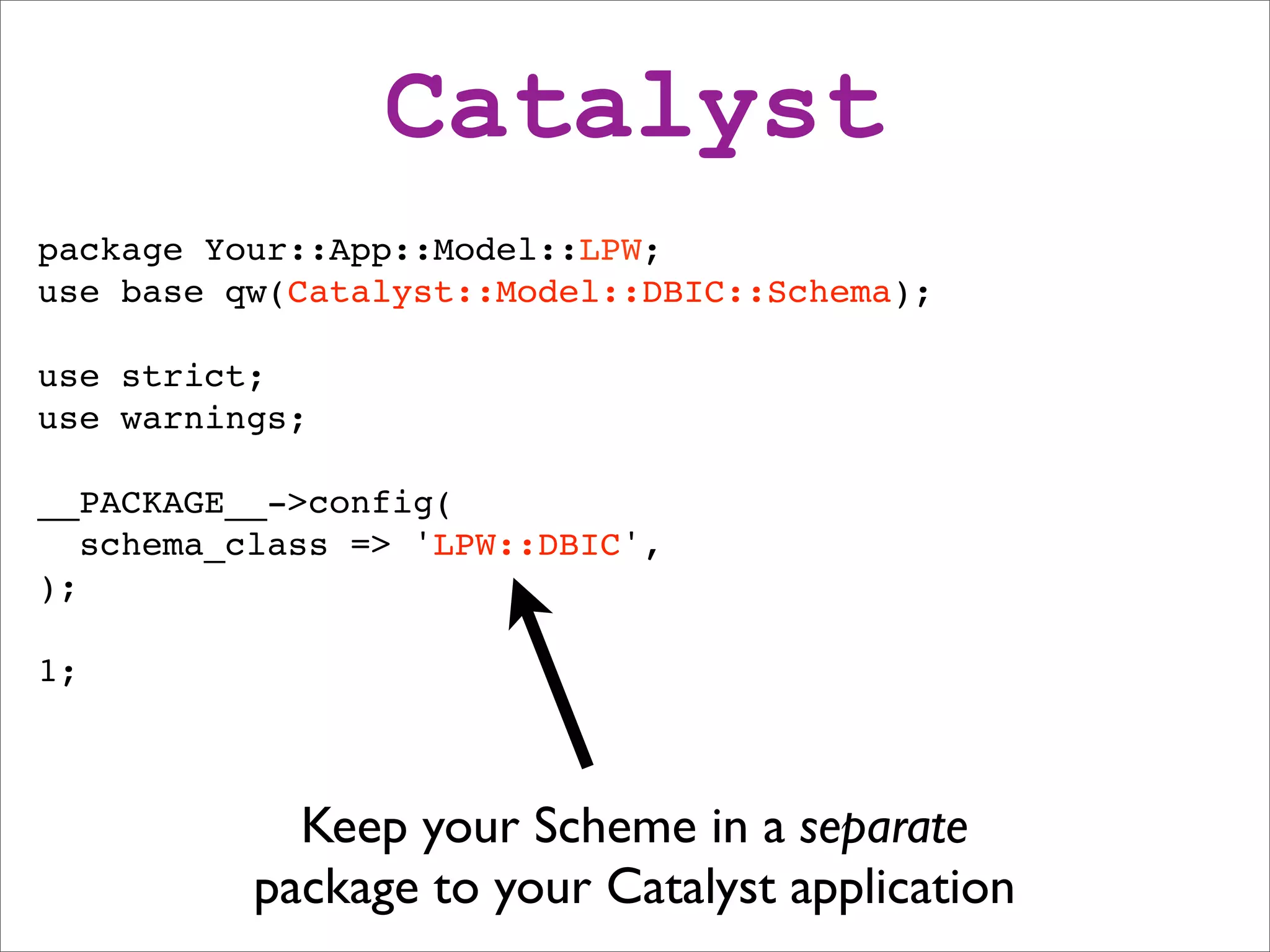 DBIx::Class beginners