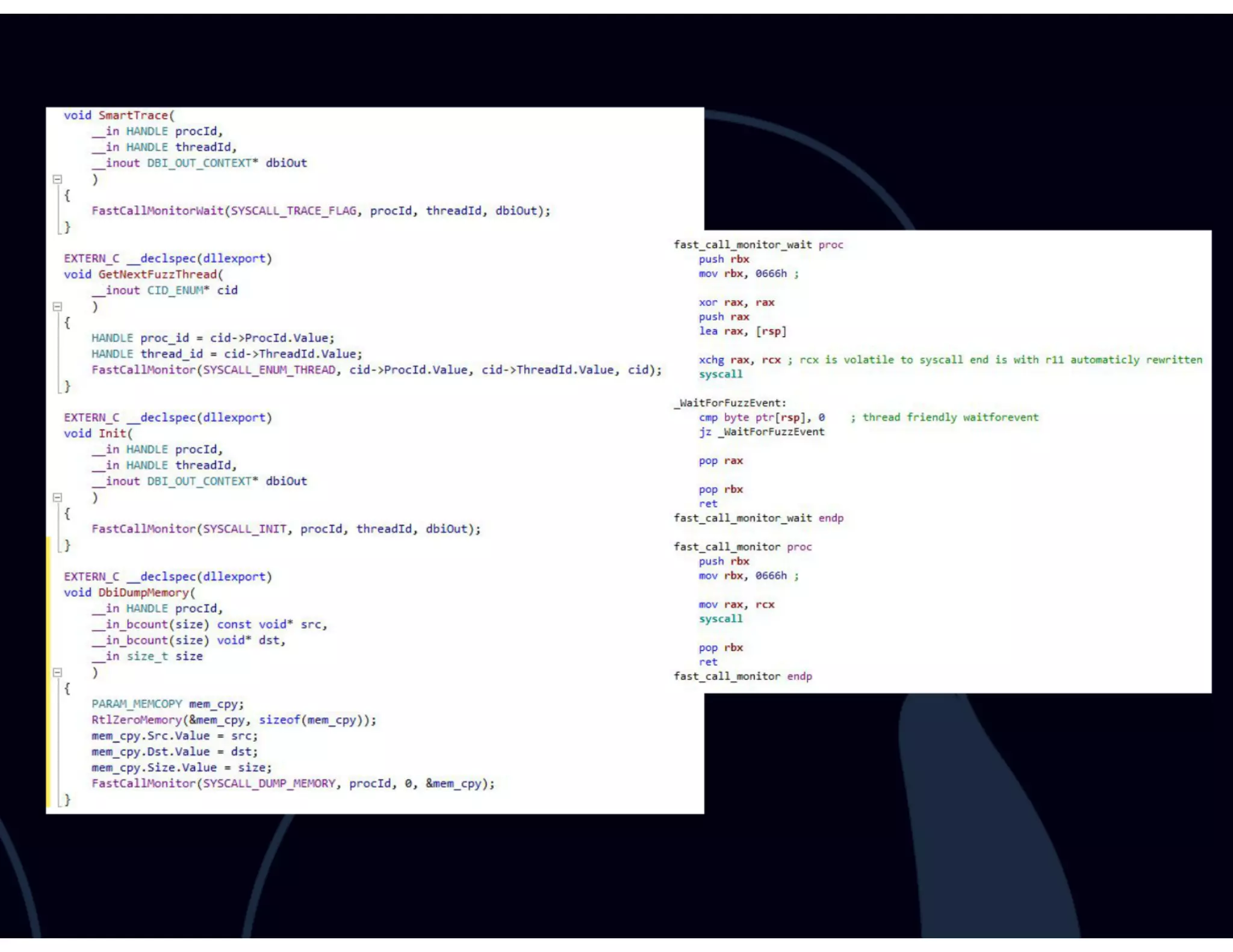 DbiFuzz framework #ZeroNights E.0x03 slides