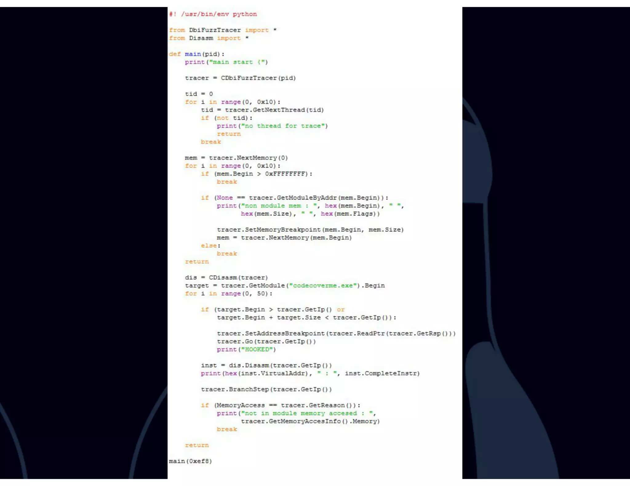 DbiFuzz framework #ZeroNights E.0x03 slides