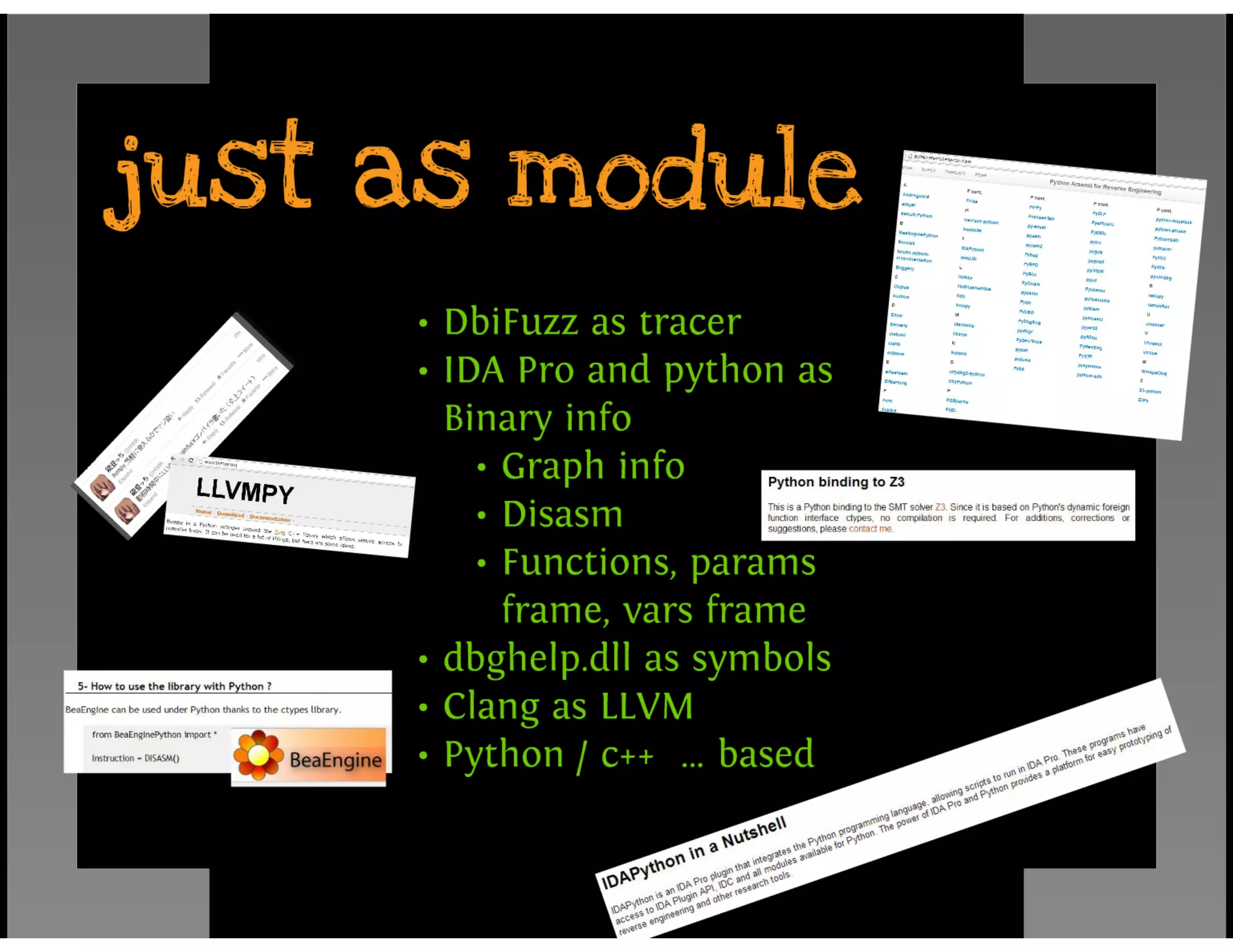 DbiFuzz framework #ZeroNights E.0x03 slides