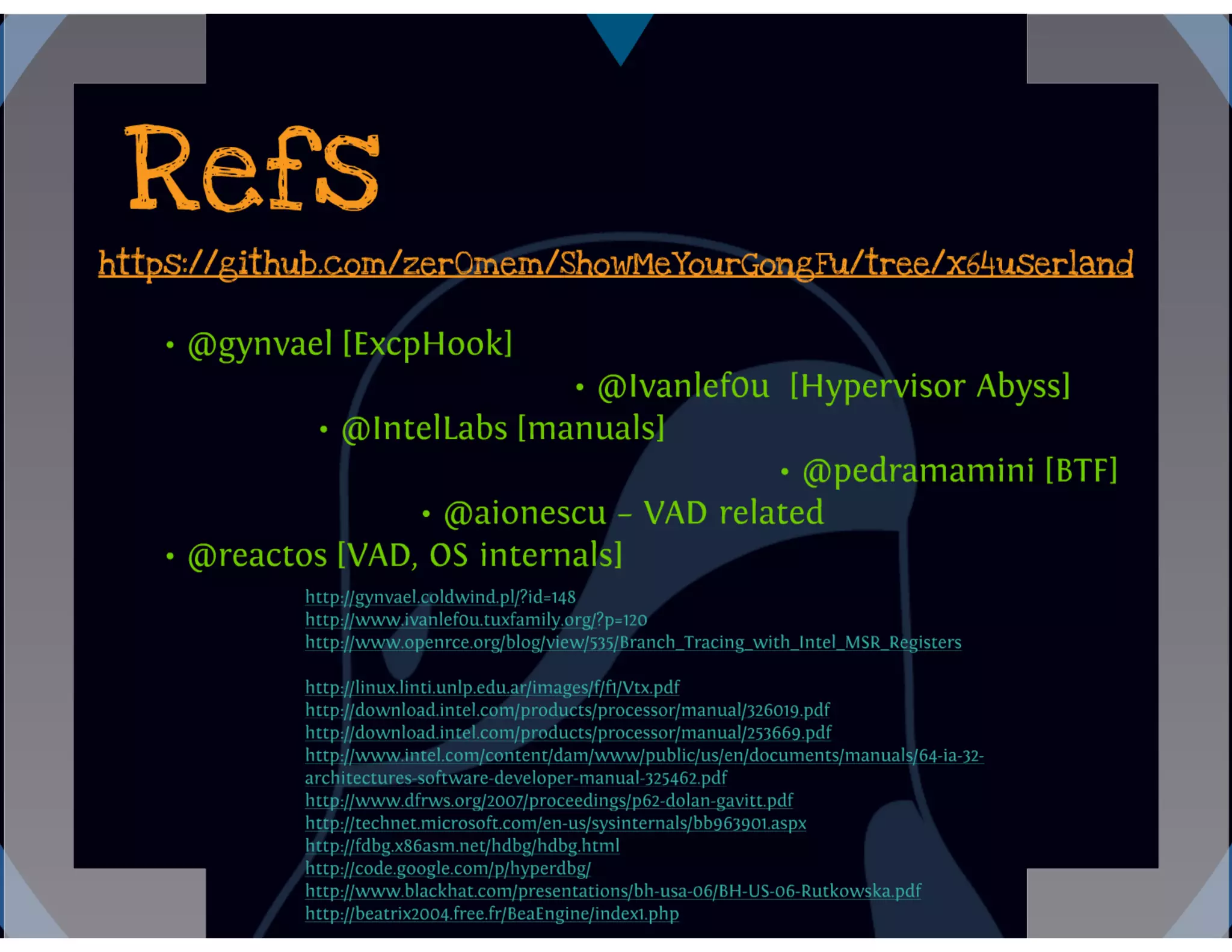 DbiFuzz framework #ZeroNights E.0x03 slides