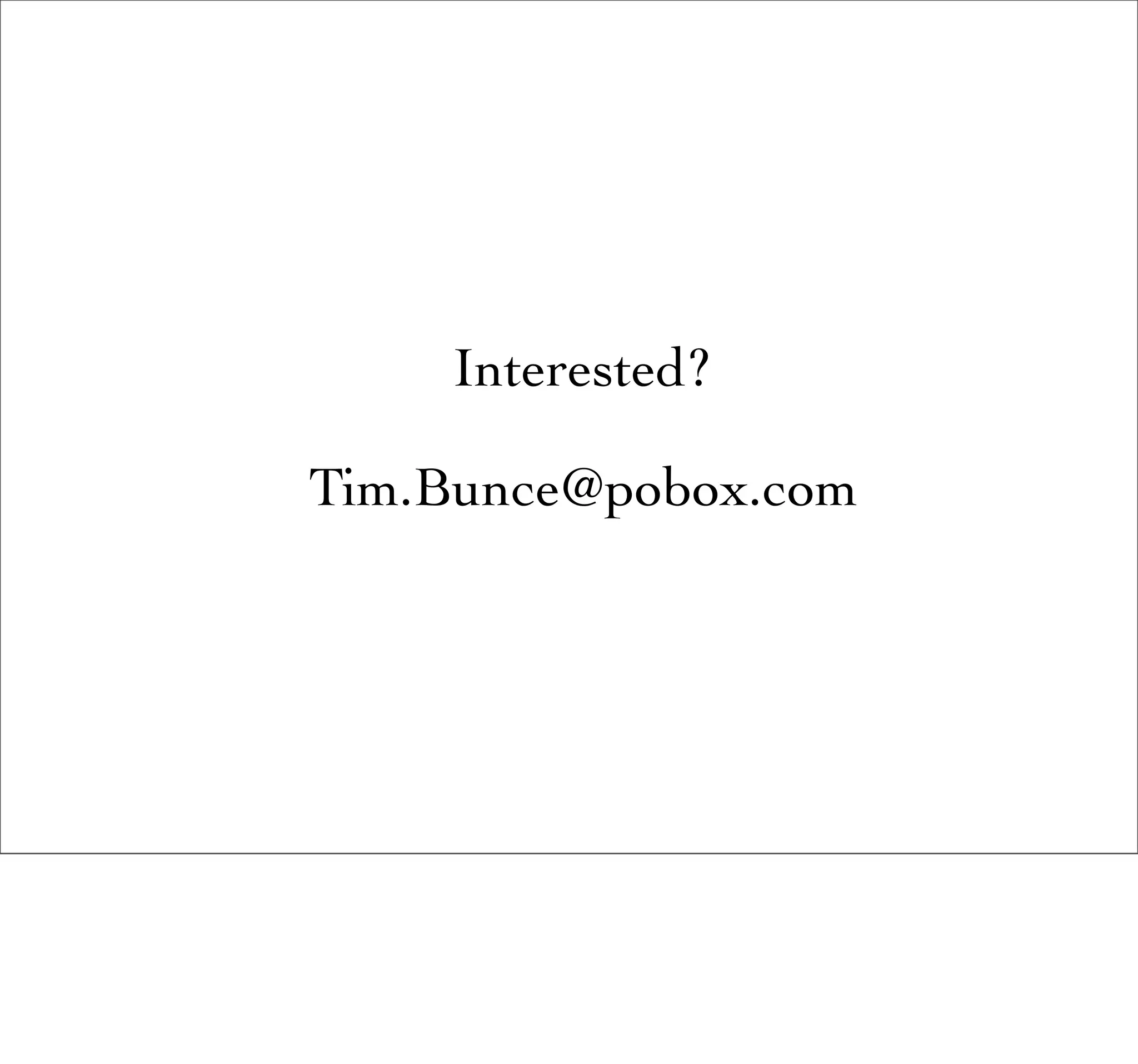 Interested?

Tim.Bunce@pobox.com
 