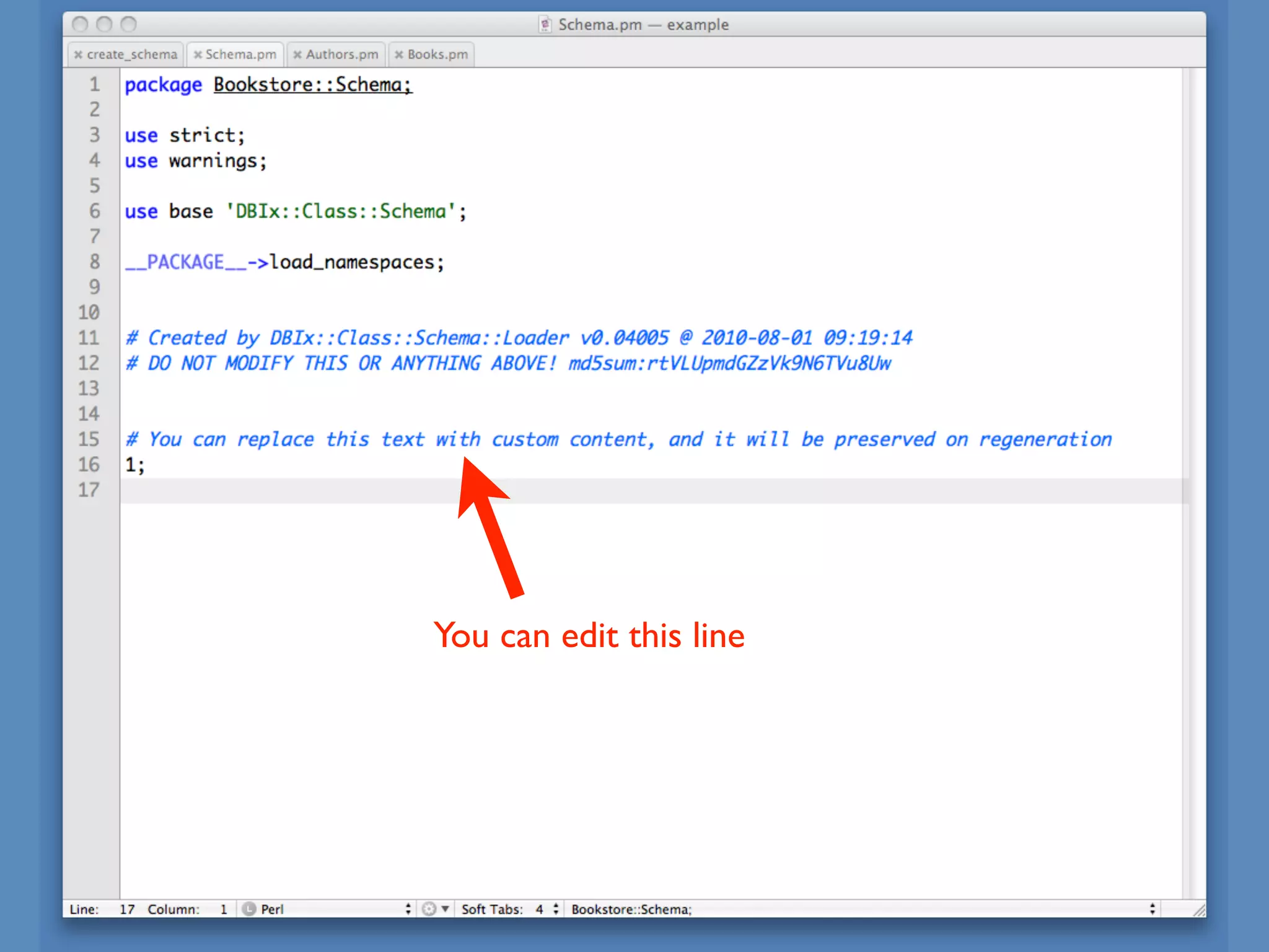You can edit this line
 