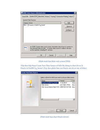DBLINK BETWEEN MS SQL SERVER & ORACLE | DOC