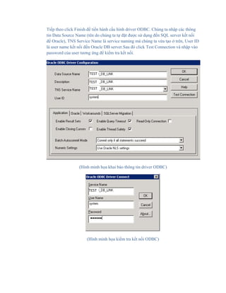 DBLINK BETWEEN MS SQL SERVER & ORACLE | DOC
