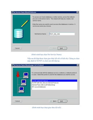 DBLINK BETWEEN MS SQL SERVER & ORACLE | DOC