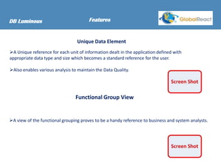 DB Luminous... Know Your Data | PPTX