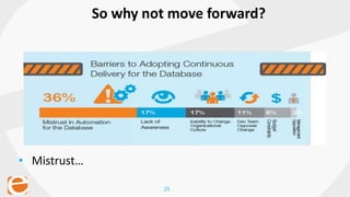 25
• Mistrust…
So why not move forward?
 