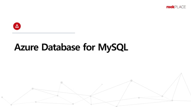 DB Migration to Azure Database for MySQL | PPT