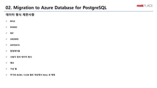 DB Migration to Azure Database for PostgreSQL | PDF