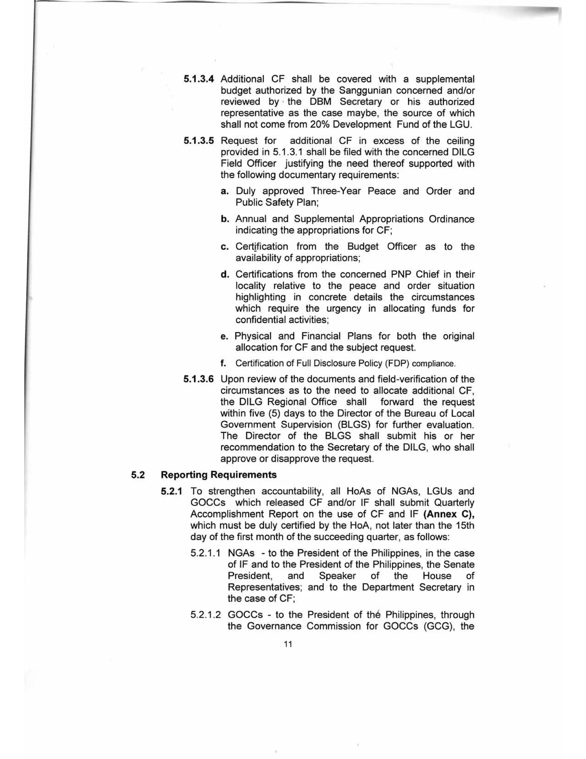 GUIDELINES ON THE ENTITLEMENT, RELEASE, USE, REPORTING AND AUDIT OF CONFIDENTIAL AND/OR INTELLIGENCE FUNDS