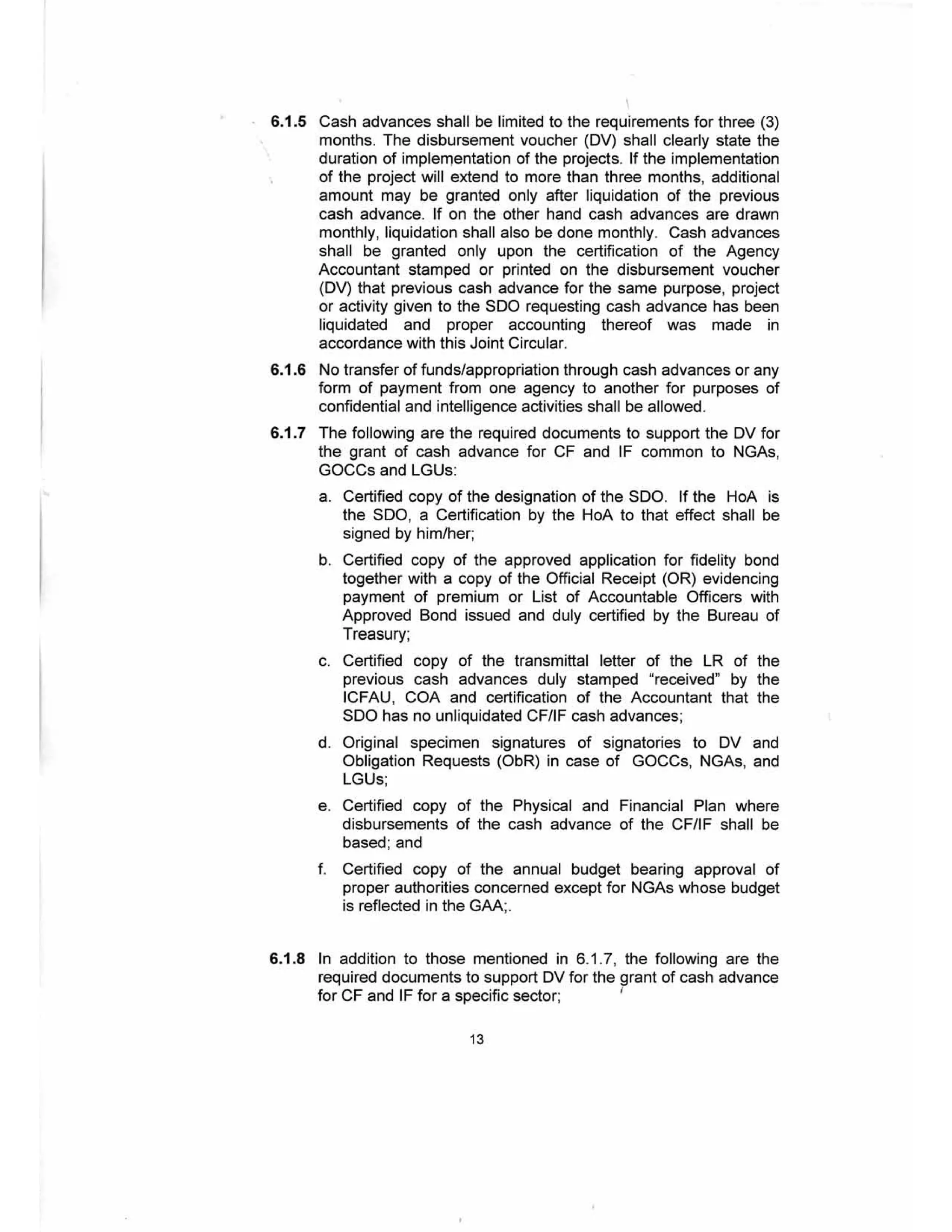 GUIDELINES ON THE ENTITLEMENT, RELEASE, USE, REPORTING AND AUDIT OF CONFIDENTIAL AND/OR INTELLIGENCE FUNDS