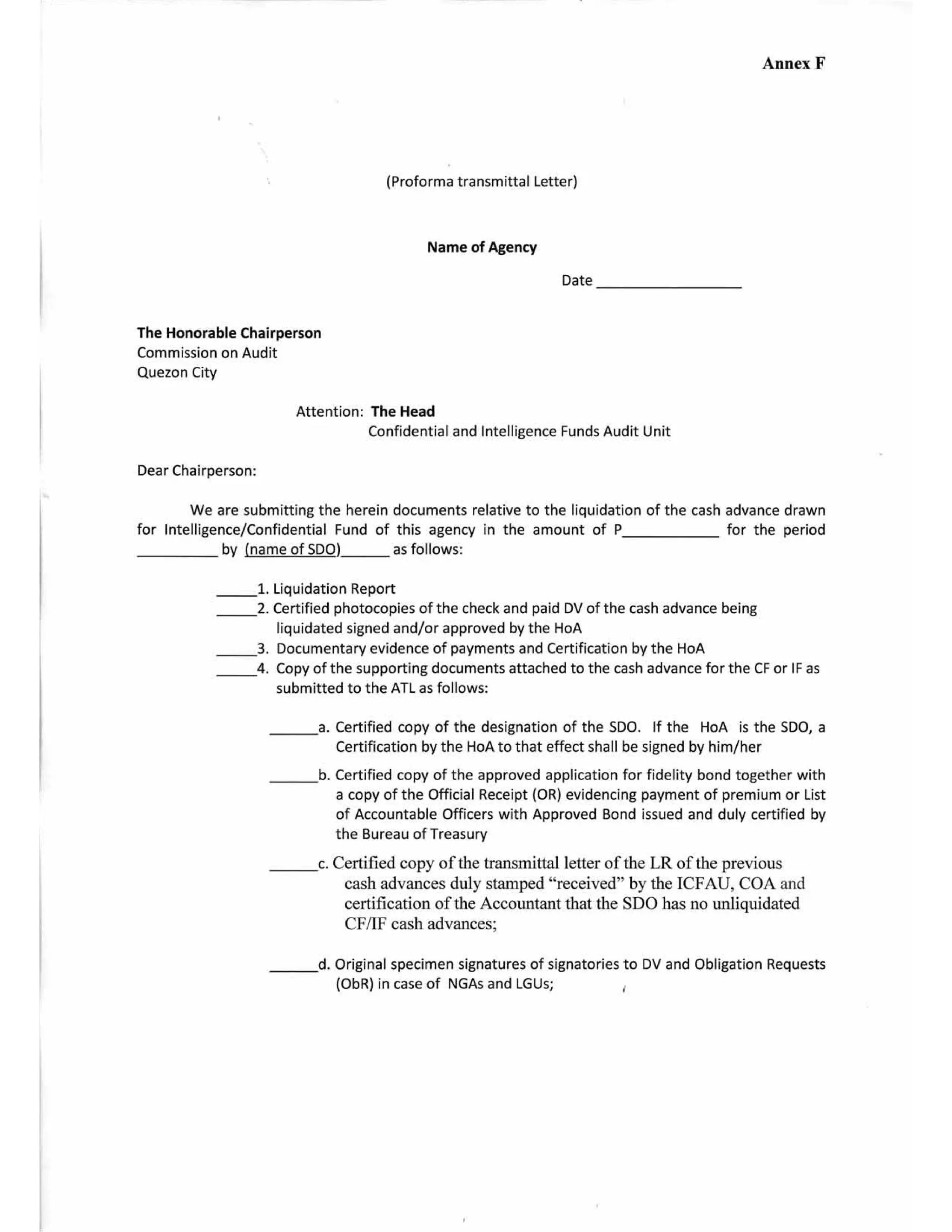 GUIDELINES ON THE ENTITLEMENT, RELEASE, USE, REPORTING AND AUDIT OF CONFIDENTIAL AND/OR INTELLIGENCE FUNDS