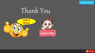 LIKE &
Share
Thank You
OMega TechEd
 