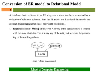 DBMS Conversion of ERD to relational model-1 | PPTX