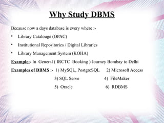 Database Management system | PPT