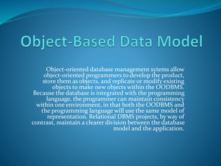 View of data DBMS | PPTX