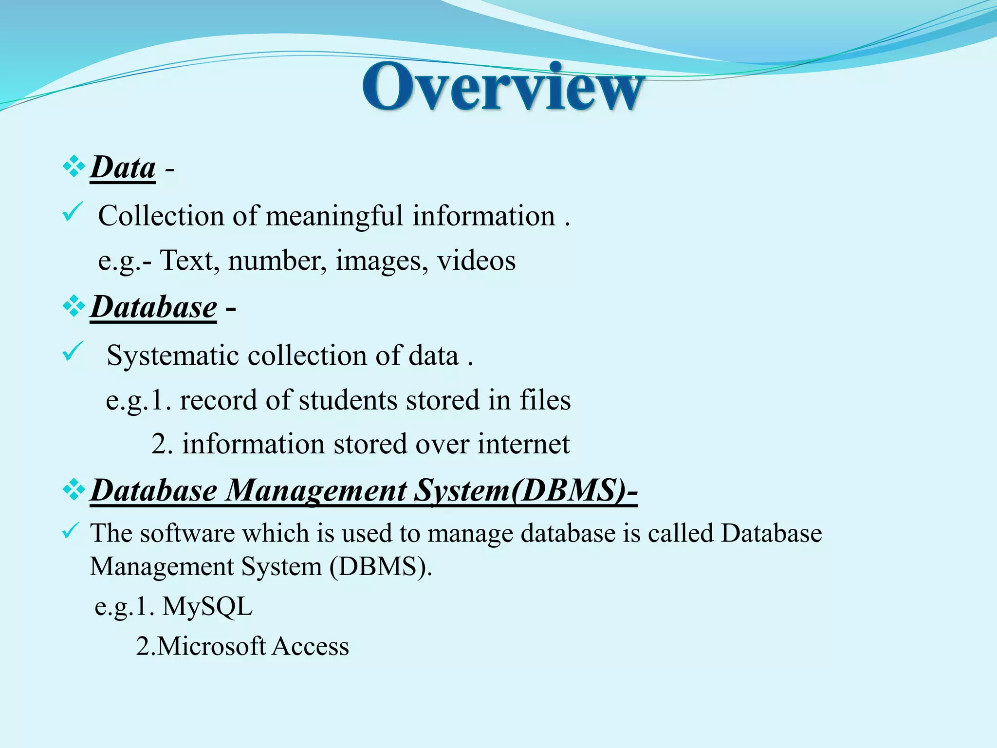 Dbms | PPTX
